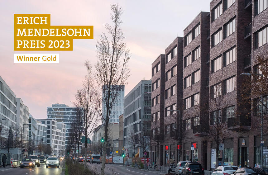 Winner Gold 2023 Wohnungs- und Geschosswohnungsbau | Quartier Heidestraße Core, Berlin | ROBERTNEUN Architekten GmbH